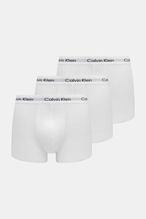 Calvin Klein Underwear boxeri 3-pack barbati, culoarea alb, 000NB1770A
