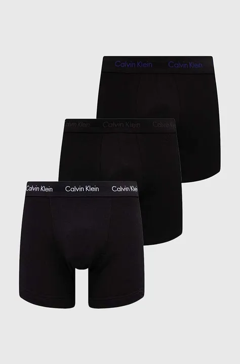 Боксеры Calvin Klein Underwear 3 шт мужские цвет чёрный 000NB1770A