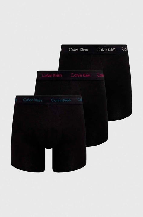 Боксери Calvin Klein Underwear 3-pack чоловічі колір чорний