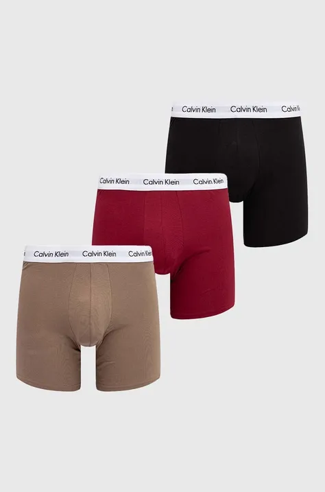 Calvin Klein Underwear boxeri 3-pack barbati, culoarea negru, 000NB1770A