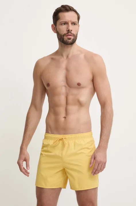 Lacoste pantaloncini da bagno colore giallo