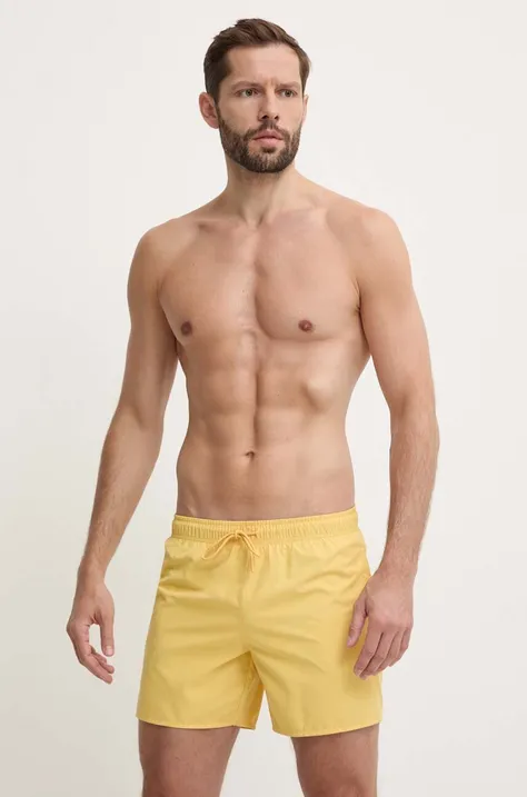 Lacoste pantaloni scurti de baie culoarea galben