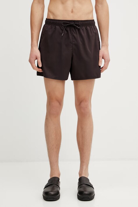 Lacoste szorty kąpielowe kolor brązowy MH6270