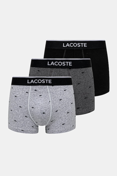 Lacoste bokserki (3-pack) 5H3411 kolor czarny