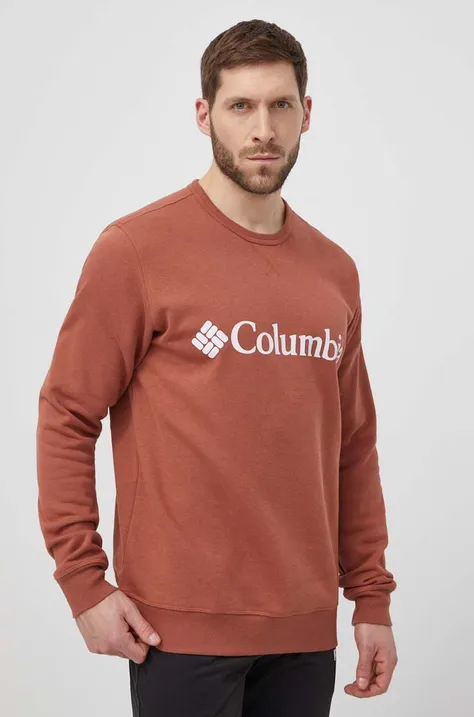 Кофта Columbia мужская цвет красный с принтом