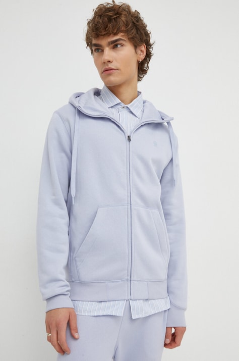 Mikina G-Star pánska, s kapucňou, jednofarebná