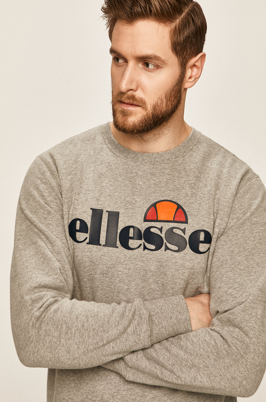 Ellesse bluza męska kolor szary wzorzysta