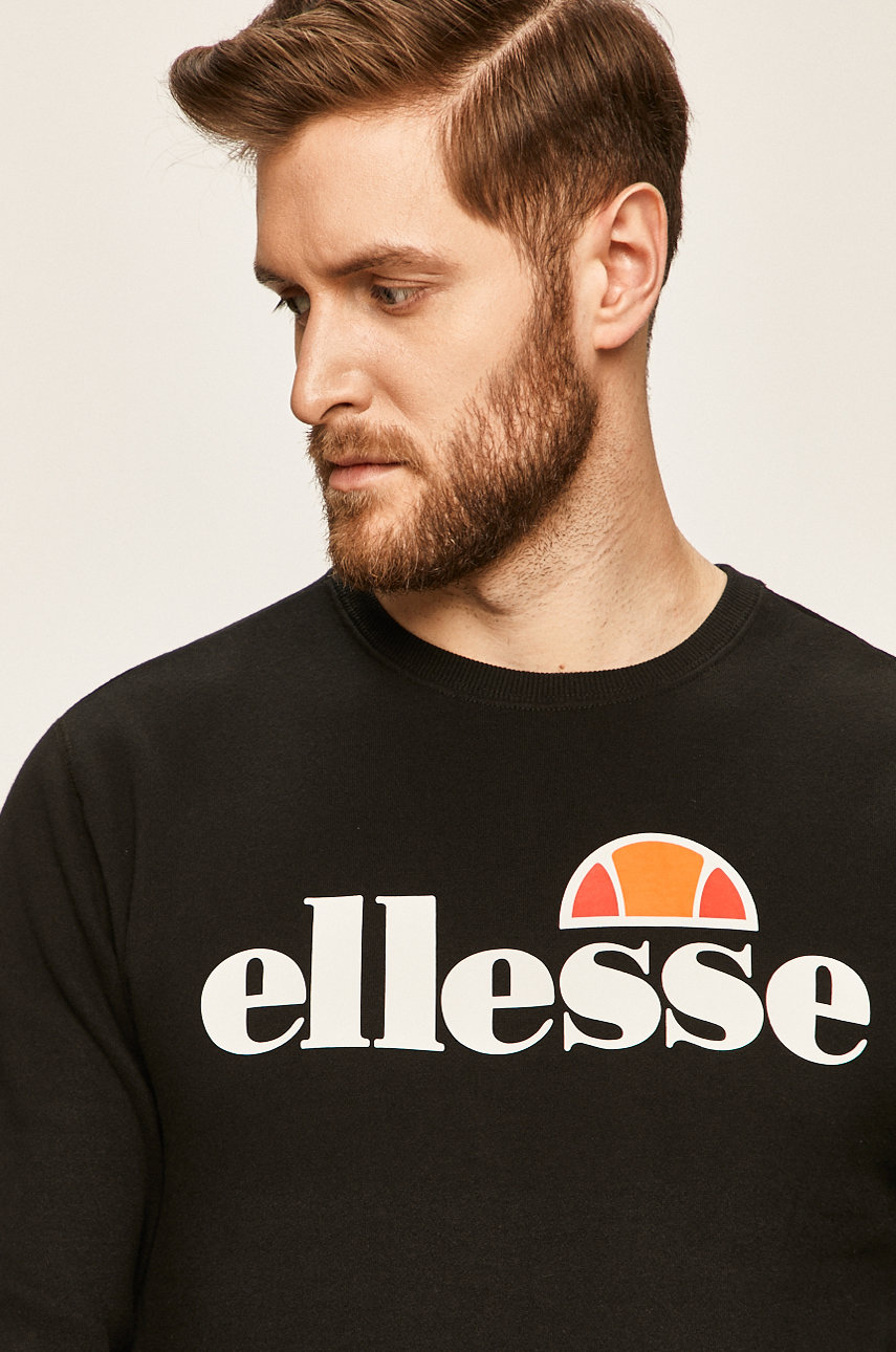 Pulover Ellesse moška, črna barva