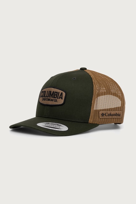 Columbia Czapka z daszkiem trucker z bawełną zielona 1652541