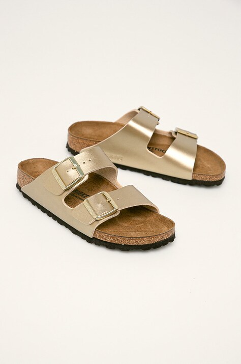 Шльопанці Birkenstock Arizona — SS20-KLD01O, золотий — фото 2
