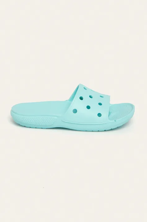 Crocs klapki Classic Crocs Slide damskie kolor niebieski 206761