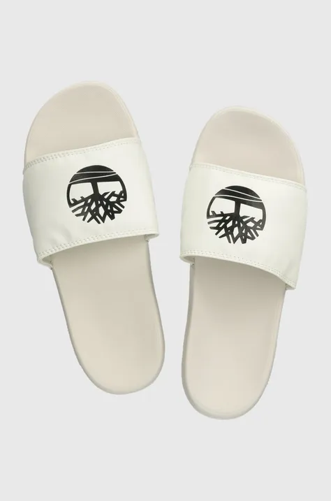 Šľapky Timberland Playa Sands Sports Slide TB0A24WN1001-WHITE, biela farba