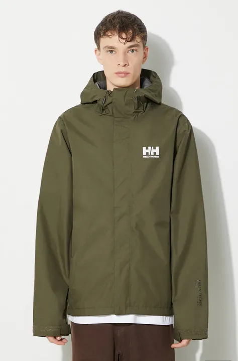 Helly Hansen jacket men’s green color