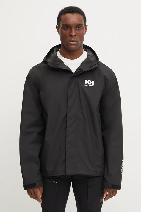 Helly Hansen geaca SEVEN barbati, culoarea negru, 62047