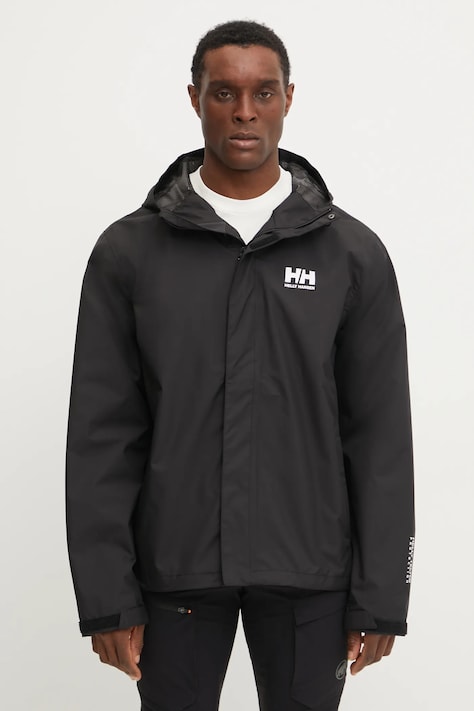 Μπουφάν Helly Hansen χρώμα: μαύρο