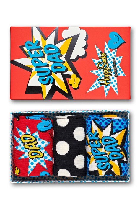 Happy Socks Skarpetki Fathers Day Gift Box (3 pack)