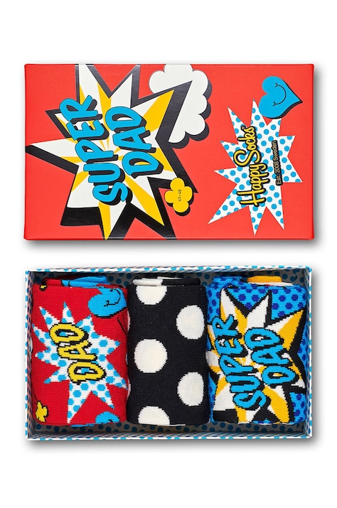 Happy Socks Skarpetki Fathers Day Gift Box (3 pack)