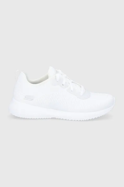 Skechers Pantofi culoarea alb, cu toc plat