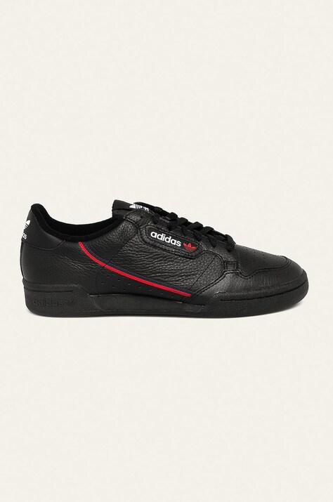 Kožne tenisice adidas Originals boja: crna