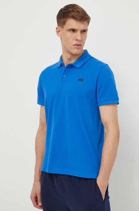 Helly Hansen polo in cotone colore blu