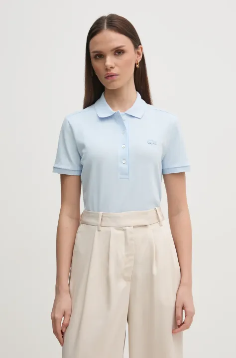 Polo majica Lacoste za žene, boja: bijela, PF5462