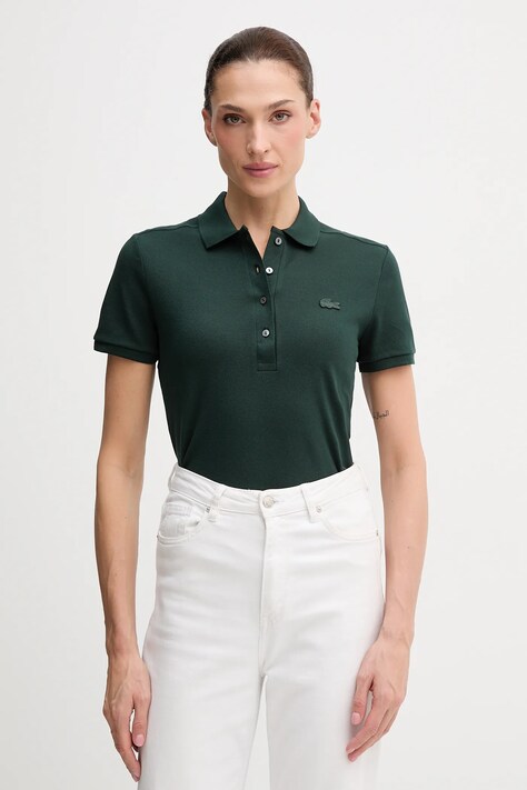 Polo Lacoste ženski, bela barva, PF5462