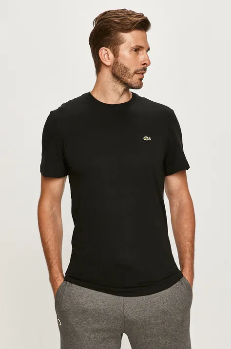 Lacoste t-shirt bawełniany kolor zielony TH2038