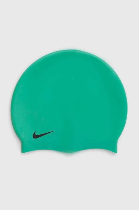 Nike Kids czepek pływacki dziecięcy kolor zielony