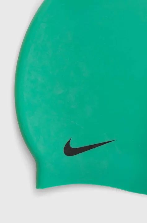 Nike Kids czepek pływacki dziecięcy kolor zielony