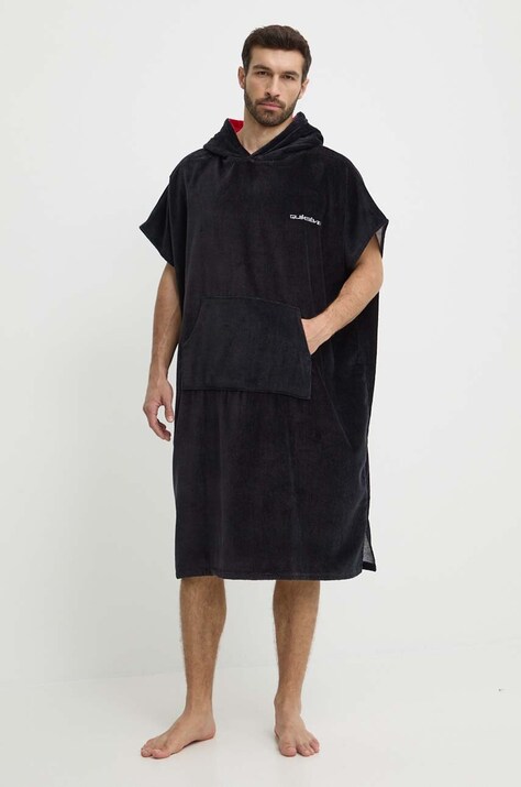 Quiksilver ręcznik bawełniany kolor brązowy