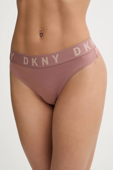 Dkny stringi kolor różowy DK4529