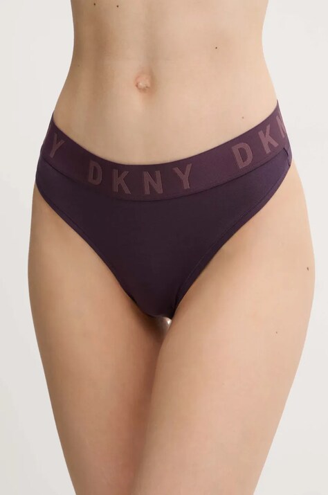 Tanga Dkny fialová barva, DK4529