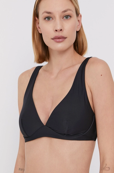 Bikini top Rip Curl χρώμα: μαύρο