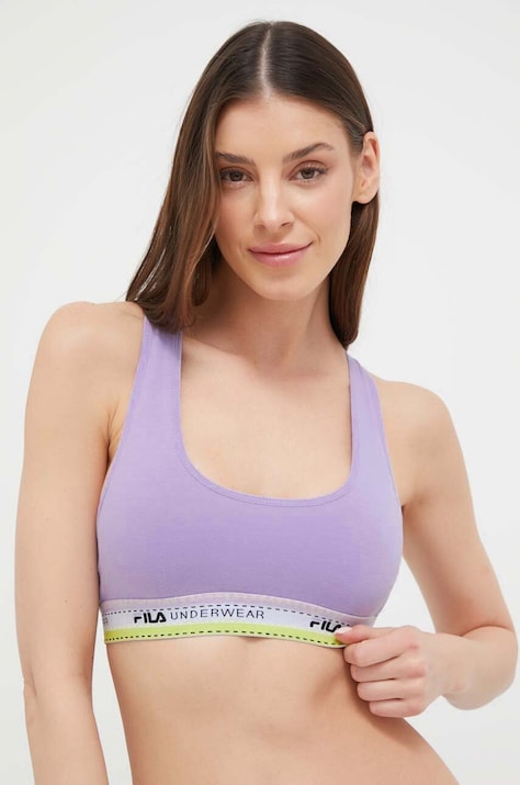 Спортивный бюстгальтер Fila цвет фиолетовый