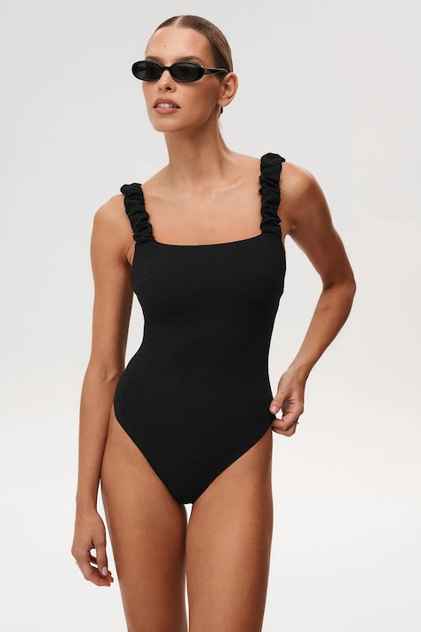 Undress Code fürdőruha fekete, puha kosaras