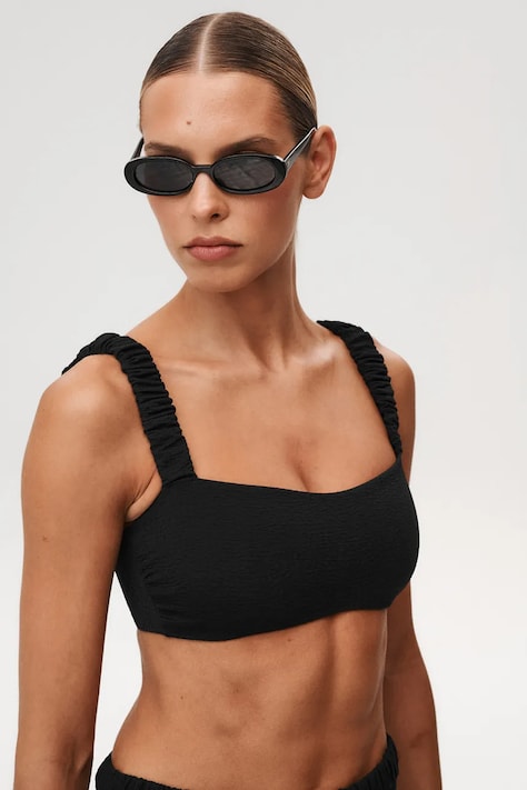 Undress Code bikini felső fekete, puha kosaras