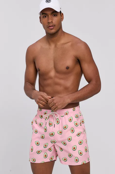 Kratke hlače za kupanje OAS boja: ružičasta