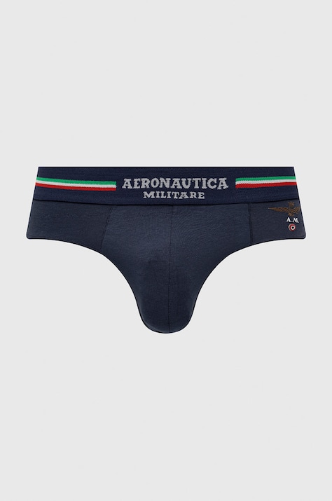 Slipy Aeronautica Militare (2-pack) pánske, tmavomodrá farba, AM1USL001