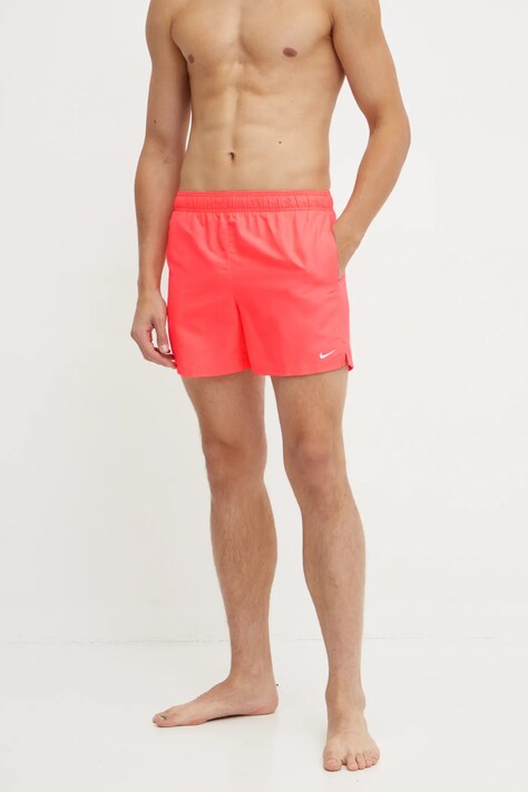 Nike pantaloni scurti de baie culoarea rosu