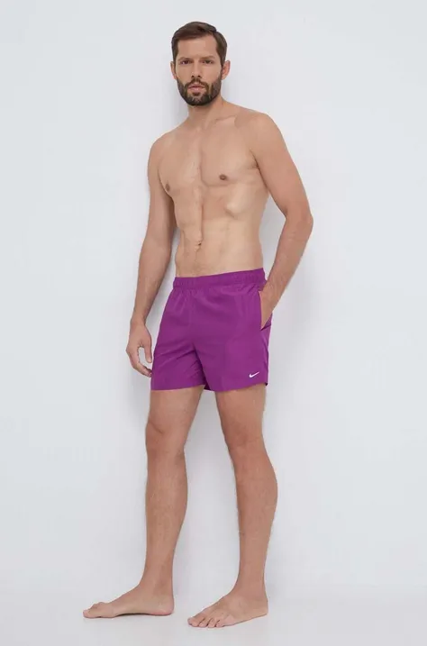 Kratke hlače za kupanje Nike boja: ljubičasta