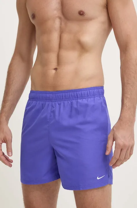 Plavkové šortky Nike fialová barva