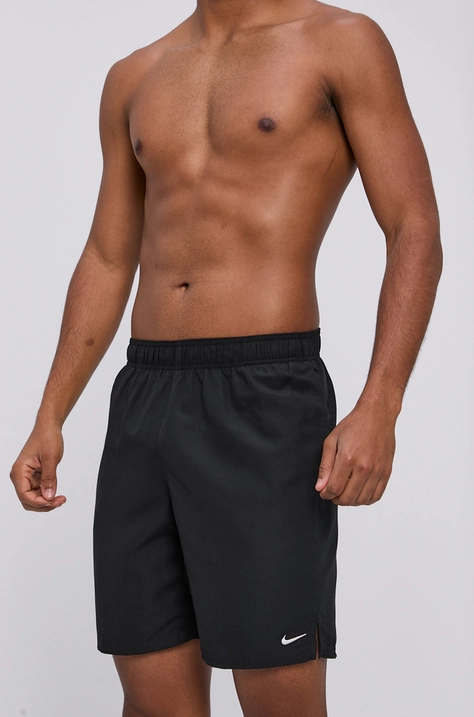 Nike Pantaloni scurți de baie culoarea negru