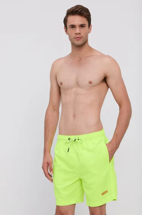 Kratke hlače za kupanje Superdry boja: zelena