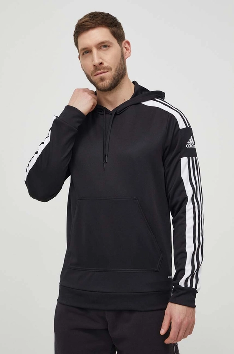 Кофта adidas Performance мужская цвет чёрный гладкая