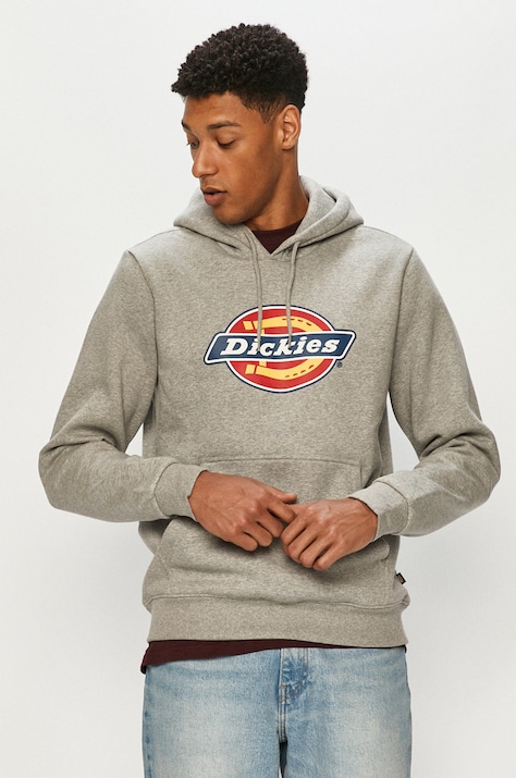 Кофта Dickies мужская цвет серый с принтом DK0A4XCBGYM-GREYMELANG