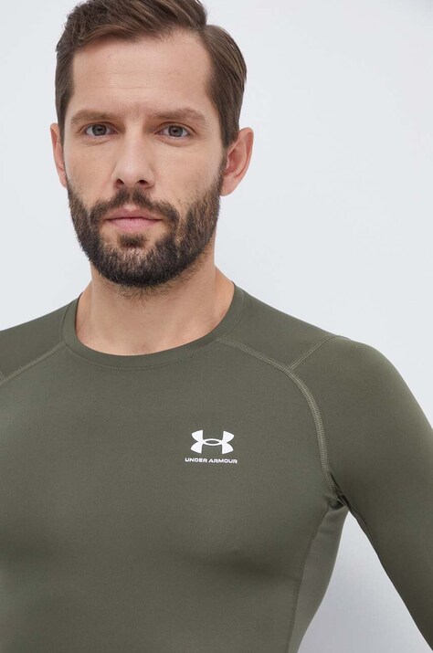 Лонгслів для тренувань Under Armour — SS21-BUM03S, зелений — фото 4
