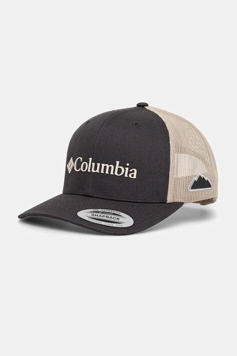 Kšiltovka Columbia Mesh Snap Back černá barva, s aplikací, 1652541
