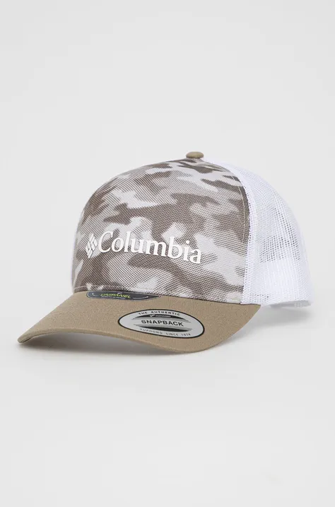 Columbia șapcă culoarea verde, cu imprimeu 1934421-360