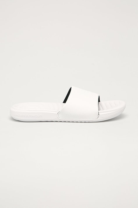 Šľapky Under Armour 3023772 3023772-101, dámske, biela farba