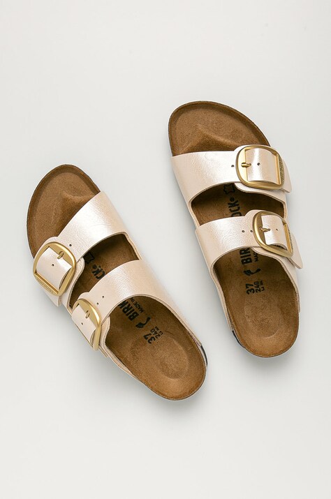 Шльопанці Birkenstock Arizona Big Buckle — SS21-KLD0RC, бежевий — фото 2